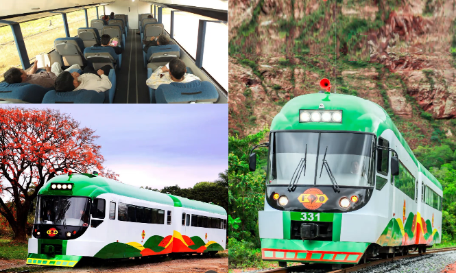 O Trem da Morte na versão Ferrobús: conforto sobre Trilhos.