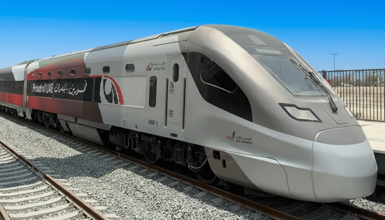 Etihad Rail: Chegou o Trem que Corta o Deserto a 200 km/h nos Emirados Árabes
