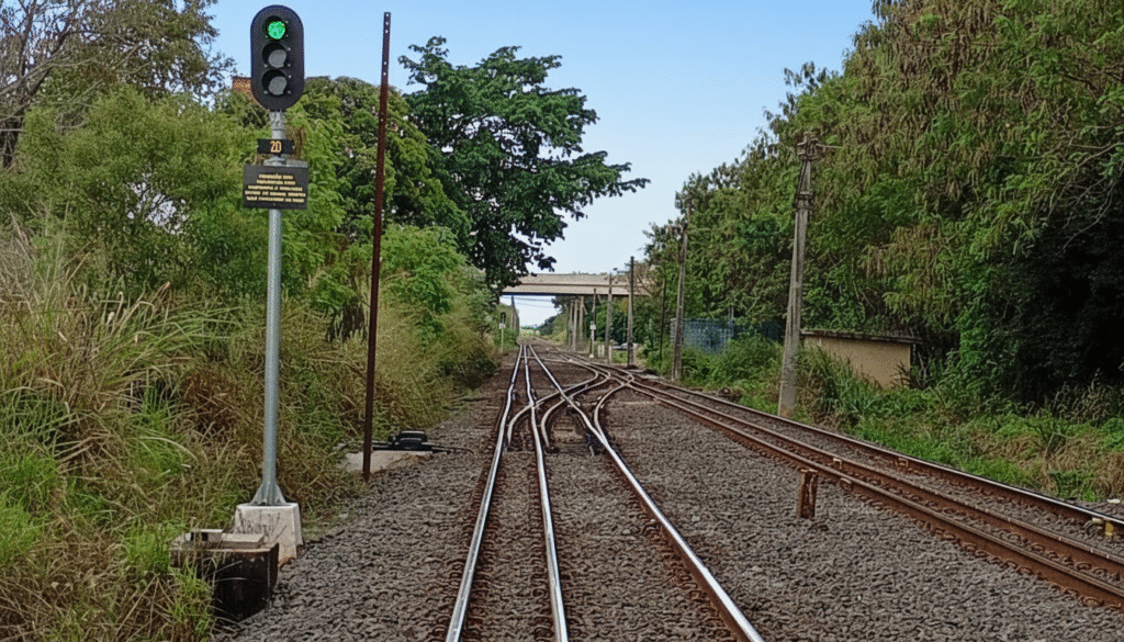Bitola mista no Brasil: país não é o único a adotar a solução para lidar  com diferentes bitolas ferroviárias.